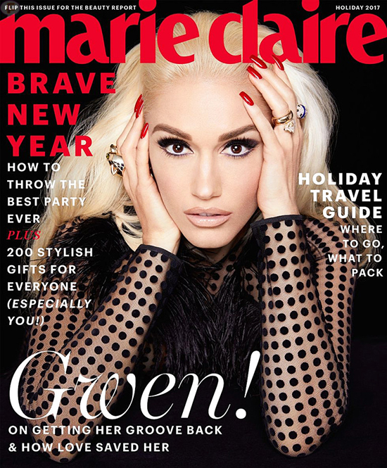 gwen stefani marie claire cover