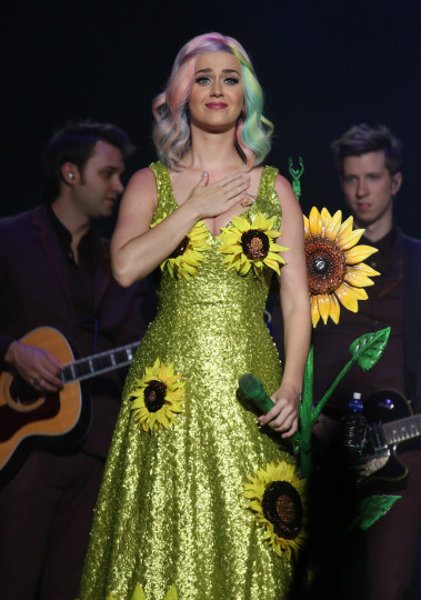 katy perry sunflower outfit