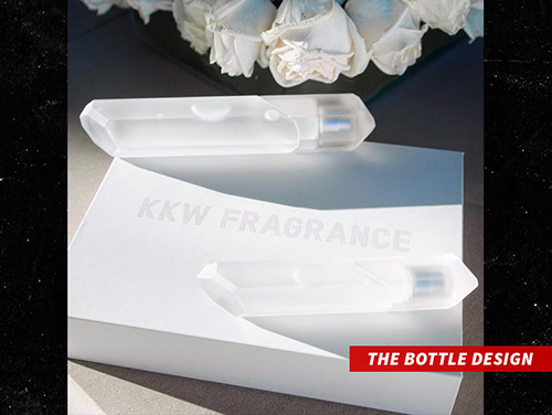 kim kardashian fragrance crystal bottle tmz