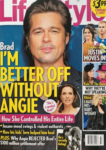 Brad Pitt Better Off Without Angelina Jolie Cover lifestyle