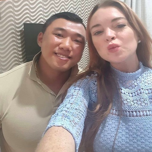 Lindsay lohan korean boyfriend