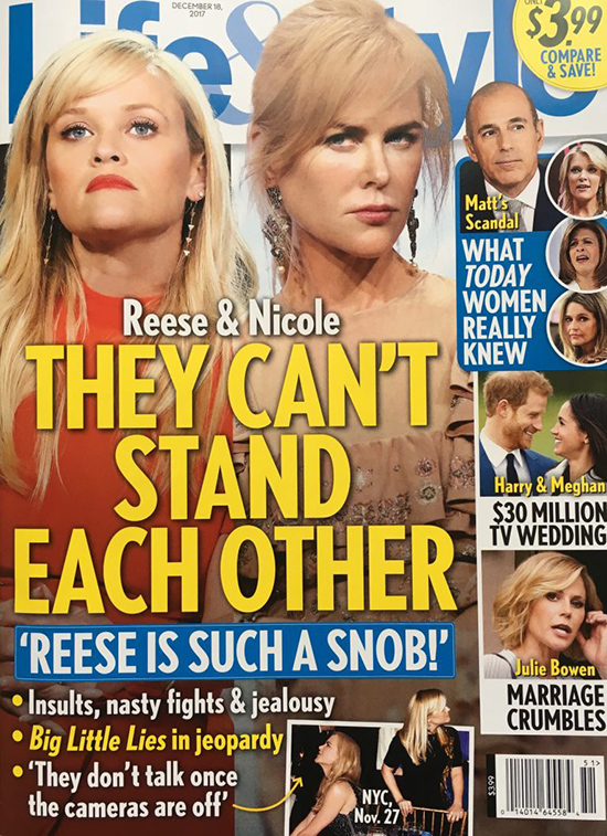 Reese Witherspoon Nicole Kidman Fake Friends Cover lifestyle