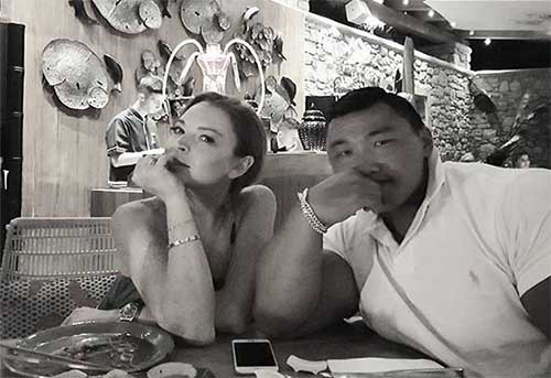 lindsay lohan korean bodybuilder boyfriend