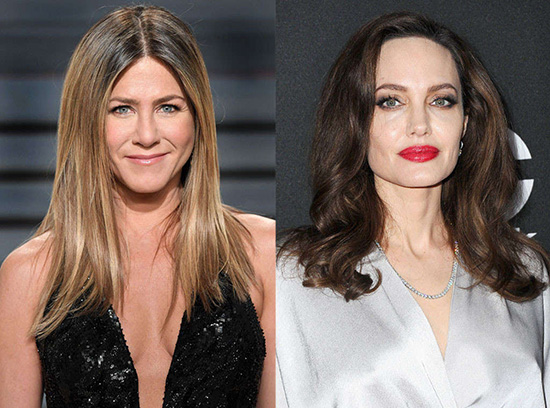 Jennifer Aniston Angelina Jolie GG