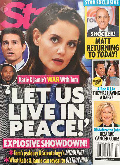 Katie Holmes Jamie Foxx Tom Cruise War star