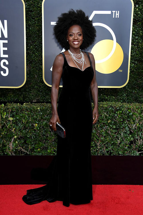 Viola Davis 2018 Golden Globes