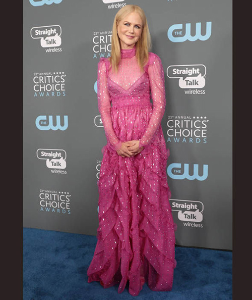 nicole kidman cca red carpet