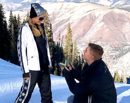 paris hilton chris zylka proposing