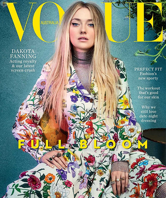 Dakota Fanning Vogue Australia