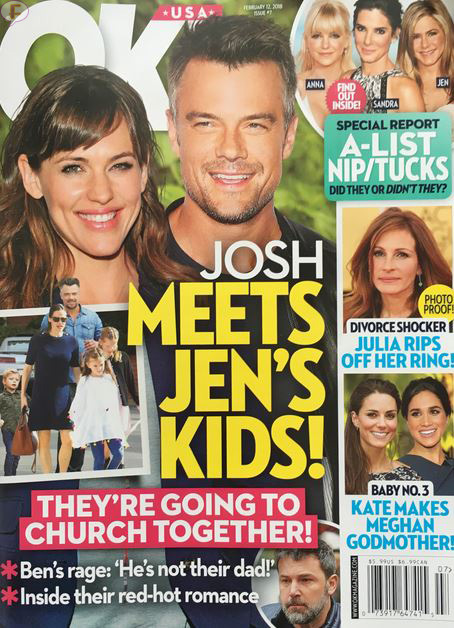 Jennifer Garner Josh Duhamel Kids Cover OK