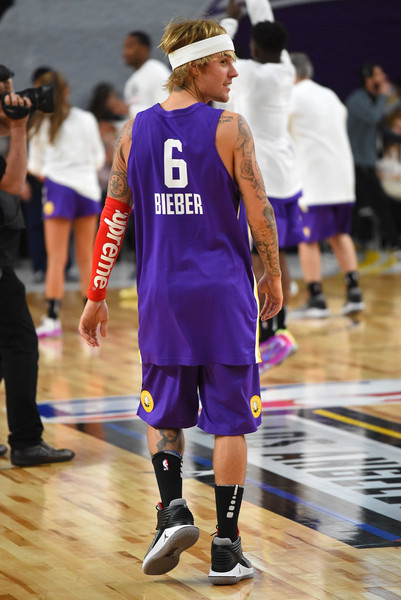 Justin Bieber 2018 NBA Star Game Celeb