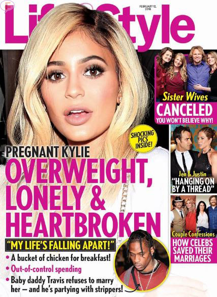 Kylie Jenner Miserable Pregnant Lifeandstyle