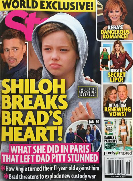 Shiloh Breaks Brad Pitt Heart Star Cover