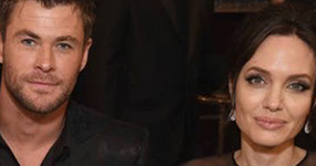 Angelina Jolie tras Chris Hemsworth? WHAT? LOL!
