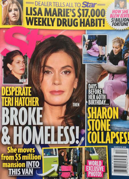 Teri Hatcher Broke Homeless star
