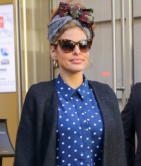 eva mendes polka dots