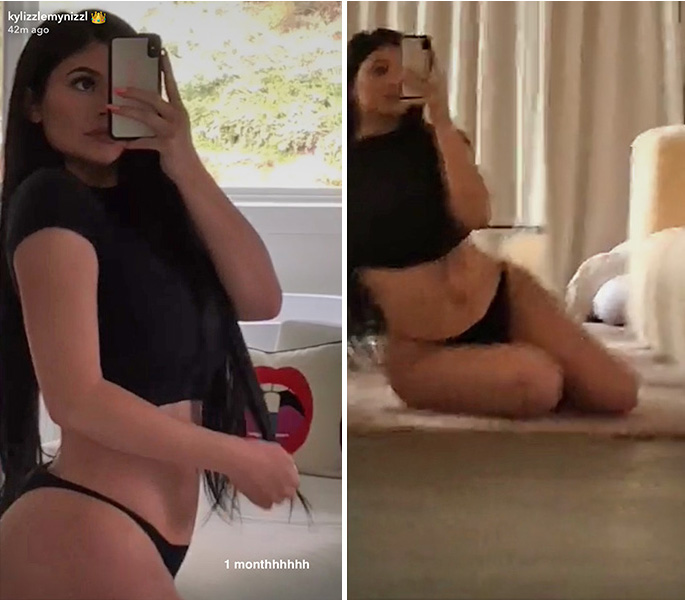 kylie jenner cuerpo postparto snapchat