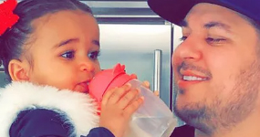 Rob Kardashian ejercitándose y comiendo saludable por su hija Dream