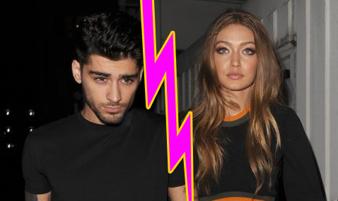 zayn malik gigi hadid terminaron