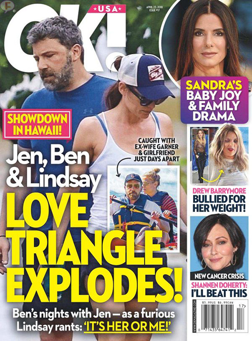 Ben Affleck Lindsay Shookus Jennifer Garner Love Triangle ok