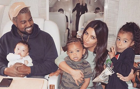 kanye kim children