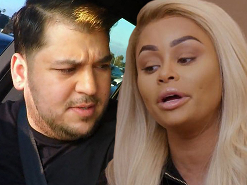 rob kardashian blac chyna war