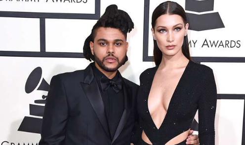 theweeknd bella hadid grammys