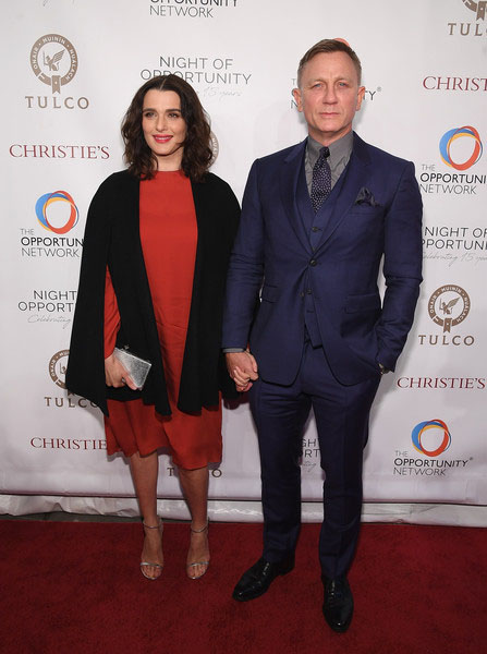 Daniel Craig Rachel Weisz 2018 Night Opportunity Gala