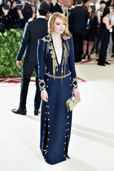 Emma Stone Heavenly Bodies Fashion Catholic Met