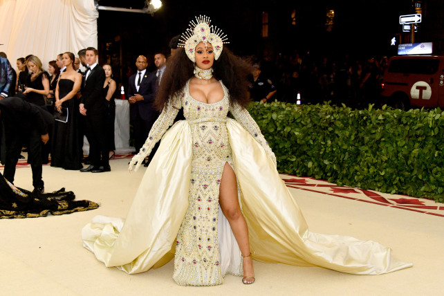 cardi b met gala 2018