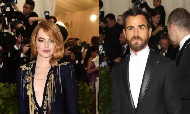 emma stone justin theroux met