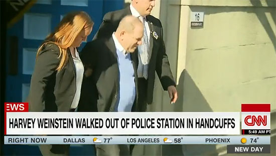 harvey weinstein handcuffed