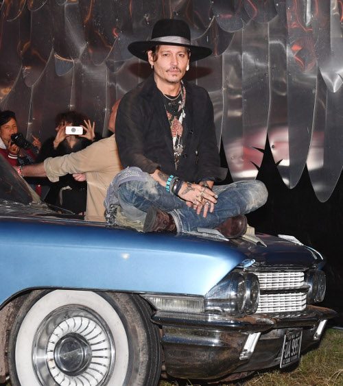 johnny Depp Glastonbury