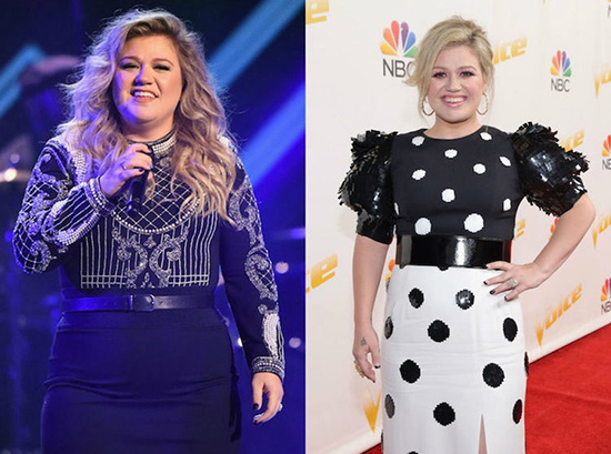 kelly clarkson before after weight loss