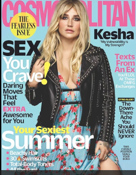 kesha cosmopolitan cover