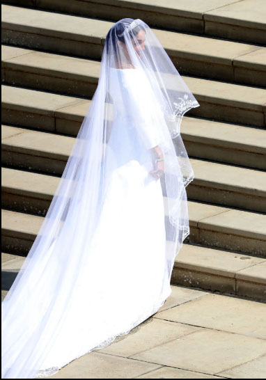 meghan markle wedding dress royals