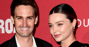 Miranda Kerr tuvo a su hijo con Evan Spiegel