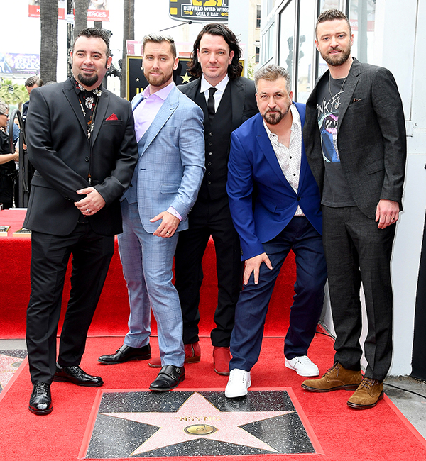 nsync walk of fame star