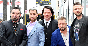 NSync se reúne para recibir estrella en el Paseo de La Fama de Hollywood