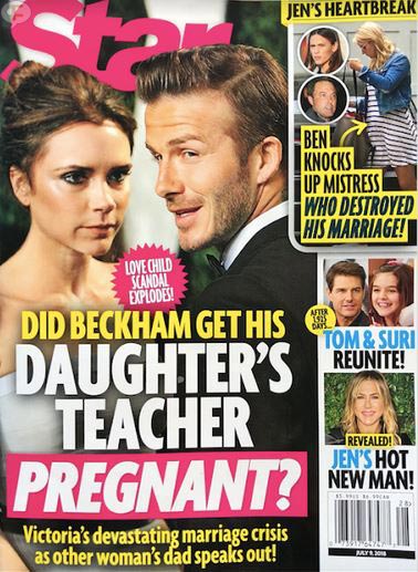 David Beckham Teacher Pregnant Star