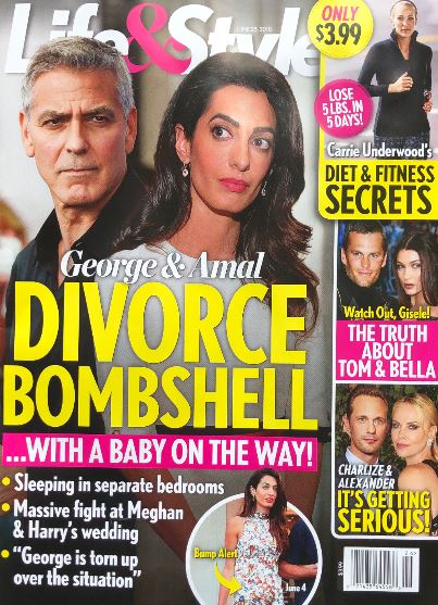 George Clooney Divorce Baby
