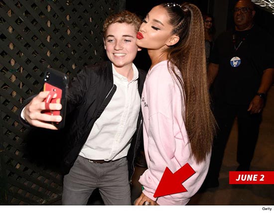 ariana grande selfie with fan getty tmz