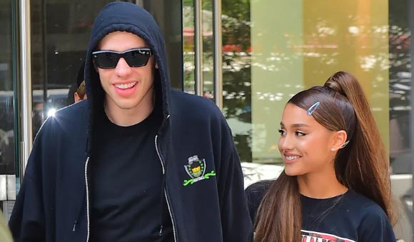 pete davidson ariana grande happy