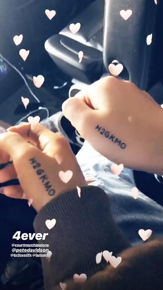 pete davidson ariana grande tattoos