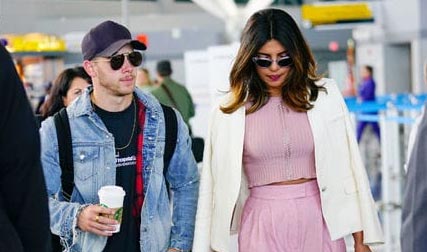 priyanka nick jonas airport