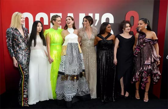 protagonistas oceans 8 premier