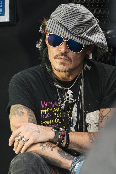 Johnny Depp Glastonbury Festival 2017