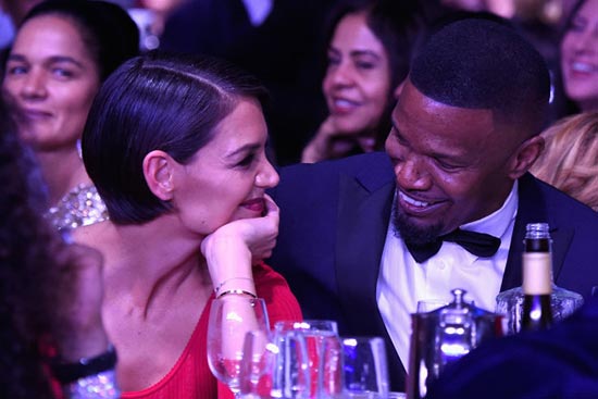 jamie foxx katie holmes event