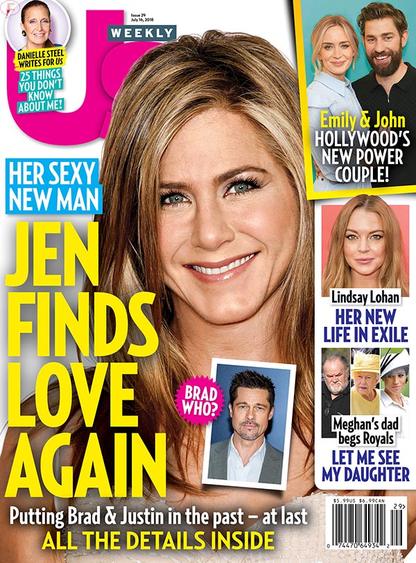 jen aniston finds love us cover