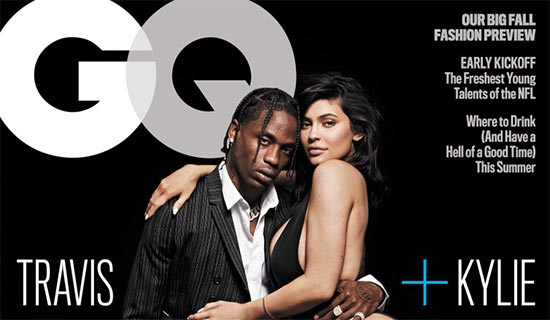 kylie jenner travis scott gq preview